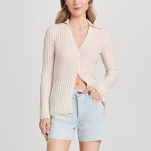 Rag & bone Vintage Cut Off High Rise Midi Shorts in Kelsey